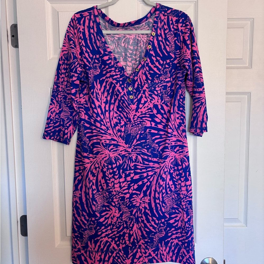 Lilly Pulitzer 3/4 Sleeve Jersey Dress